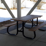 recycled plastic picnic table