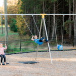 Playground swings
