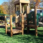 R-3 Playground structure, recycled plastic, preschool