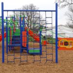 5-12 Playground equipment, net climber, commercial playground