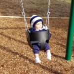 Toddler swings, preschool play equipment