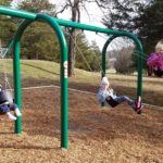 Park Swings, playground swings,, arch swings