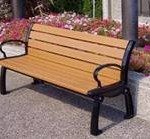 Jayhawk bench, outdoor bench