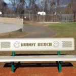 inclusive playground bench