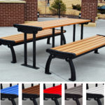 Recycled plastic picnic table