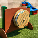 Sensory Play-Rain Wheel Panel