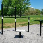 Outdoor fitness park stations