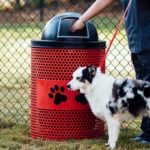 Perforated Trash Receptacle Paws