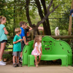 Gorilla Bench, kids bench, outdoor bench