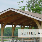 Gothic Arch wood shelter