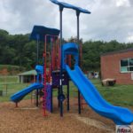 Cloverdal Elementary, school, playground, climbing, play equipment