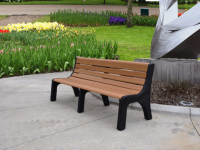 Recycled, site amenities, bench