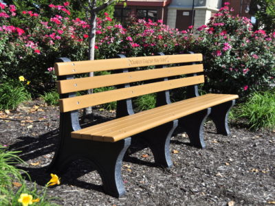 Recycled, site amenities, bench