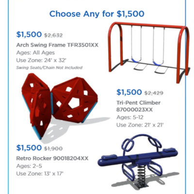 freestanding play, discounted play items